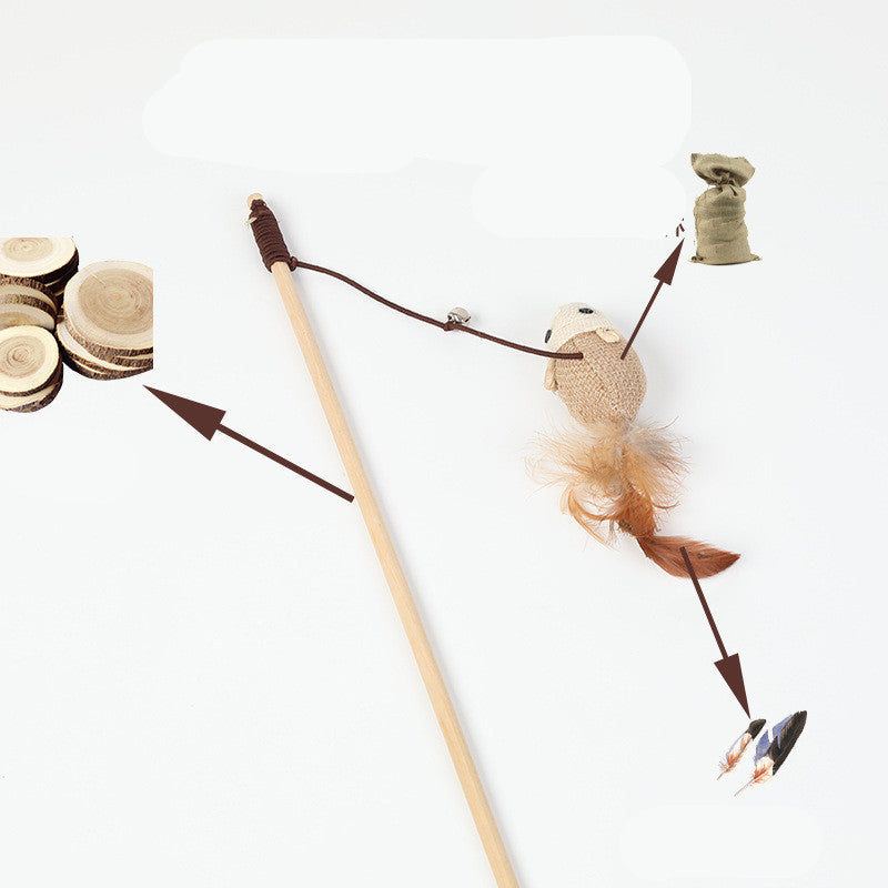 Interactive Cat Teaser Wand