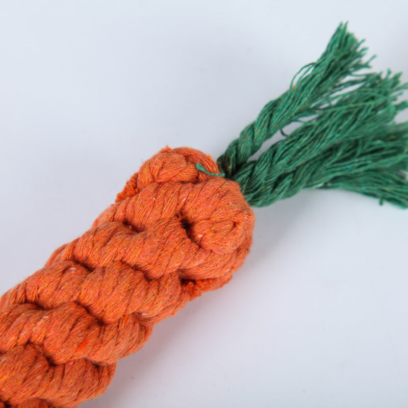 Carrot Rope Toy