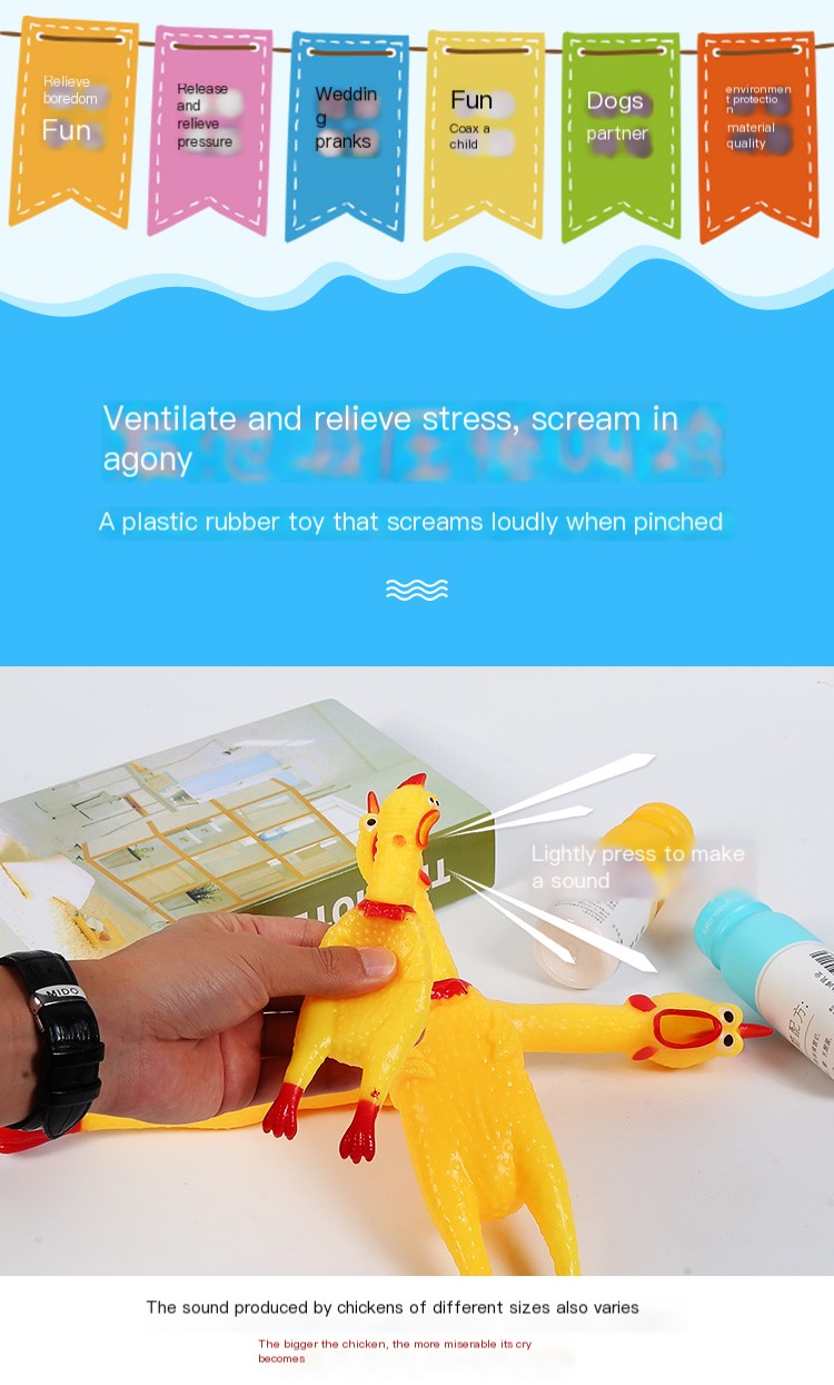 Screaming Chicken Toy