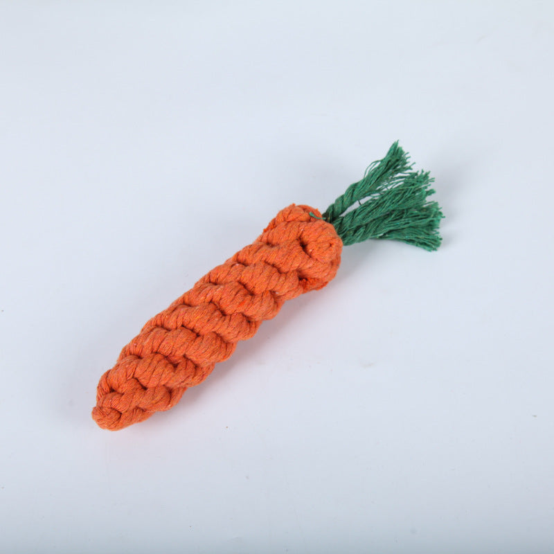 Carrot Rope Toy