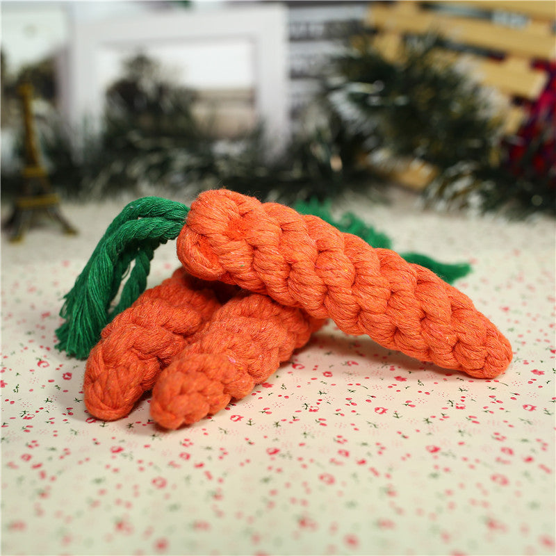 Carrot Rope Toy
